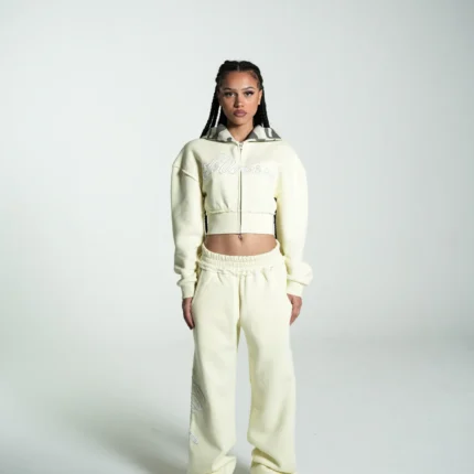 Female Pants Butter Yellow Tracksuit