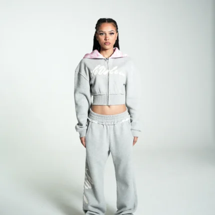 Female Pants Grey Tracksuit