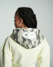Levoleur Female Zipper Butter Yellow Hoodie