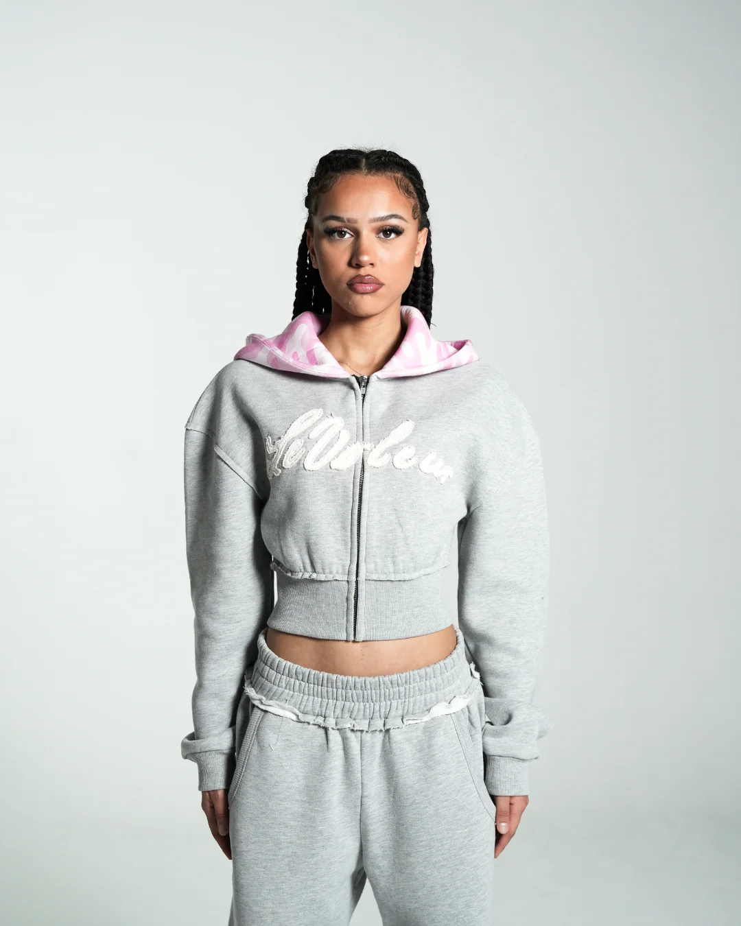 Levoleur Female Zipper Grey Hoodie Levoleur Female Zipper Grey Hoodie