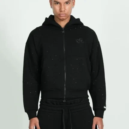 Levoleur Raws Zipper Black Galaxy Hoodie