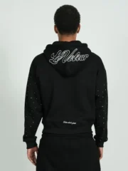 Levoleur Raws Zipper Black Hoodie