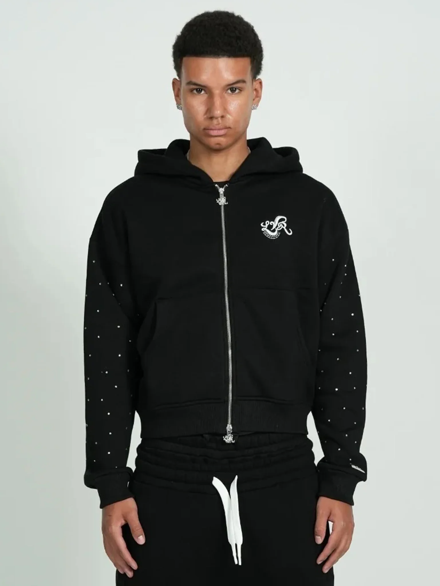 Levoleur Raws Zipper Black Hoodie Levoleur Raws Zipper Black Hoodie