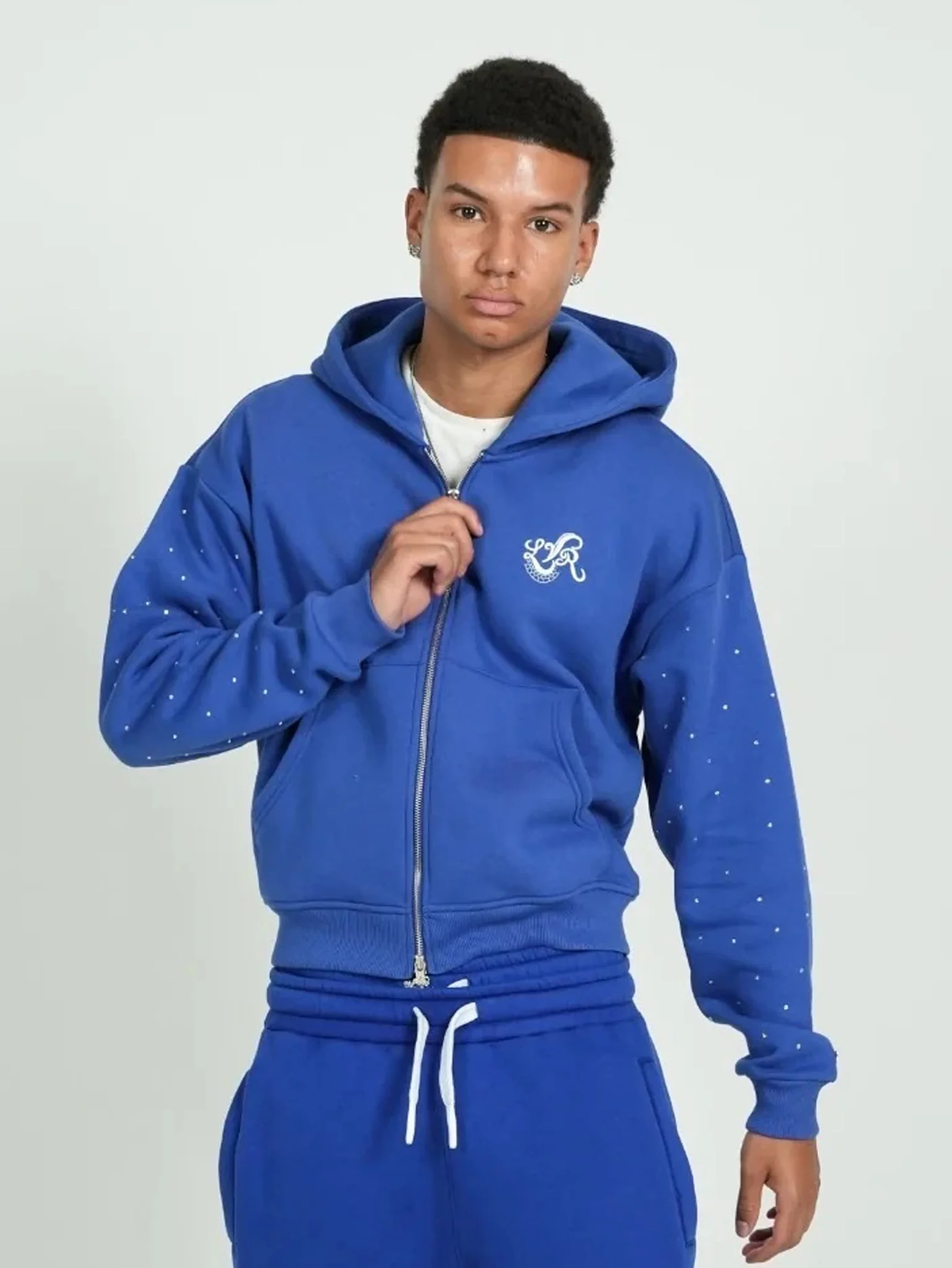 Levoleur Raws Zipper Blue Hoodie Levoleur Raws Zipper Blue Hoodie