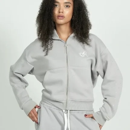 Levoleur Raws Zipper Grey Hoodie