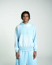 Levoleur Unisex Hoodie Washed Blue