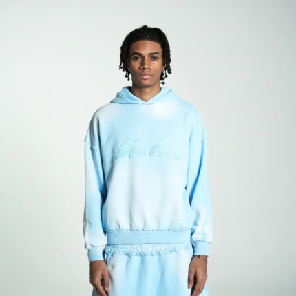 Levoleur Unisex Hoodie Washed Blue