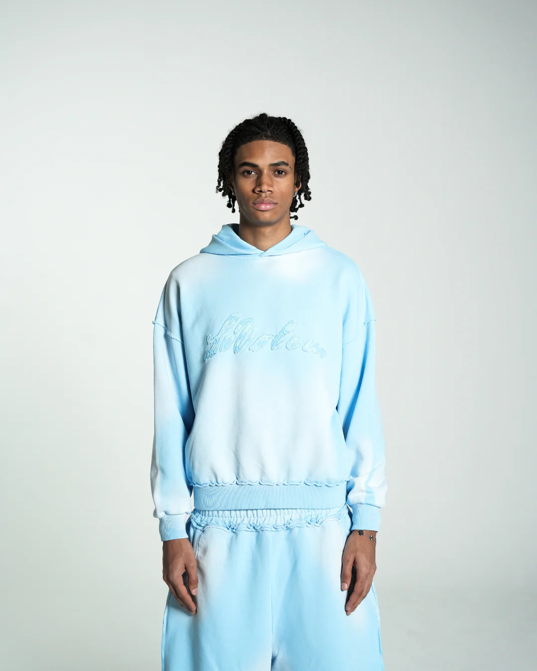 Levoleur Unisex Hoodie Washed Blue Levoleur Unisex Hoodie Washed Blue