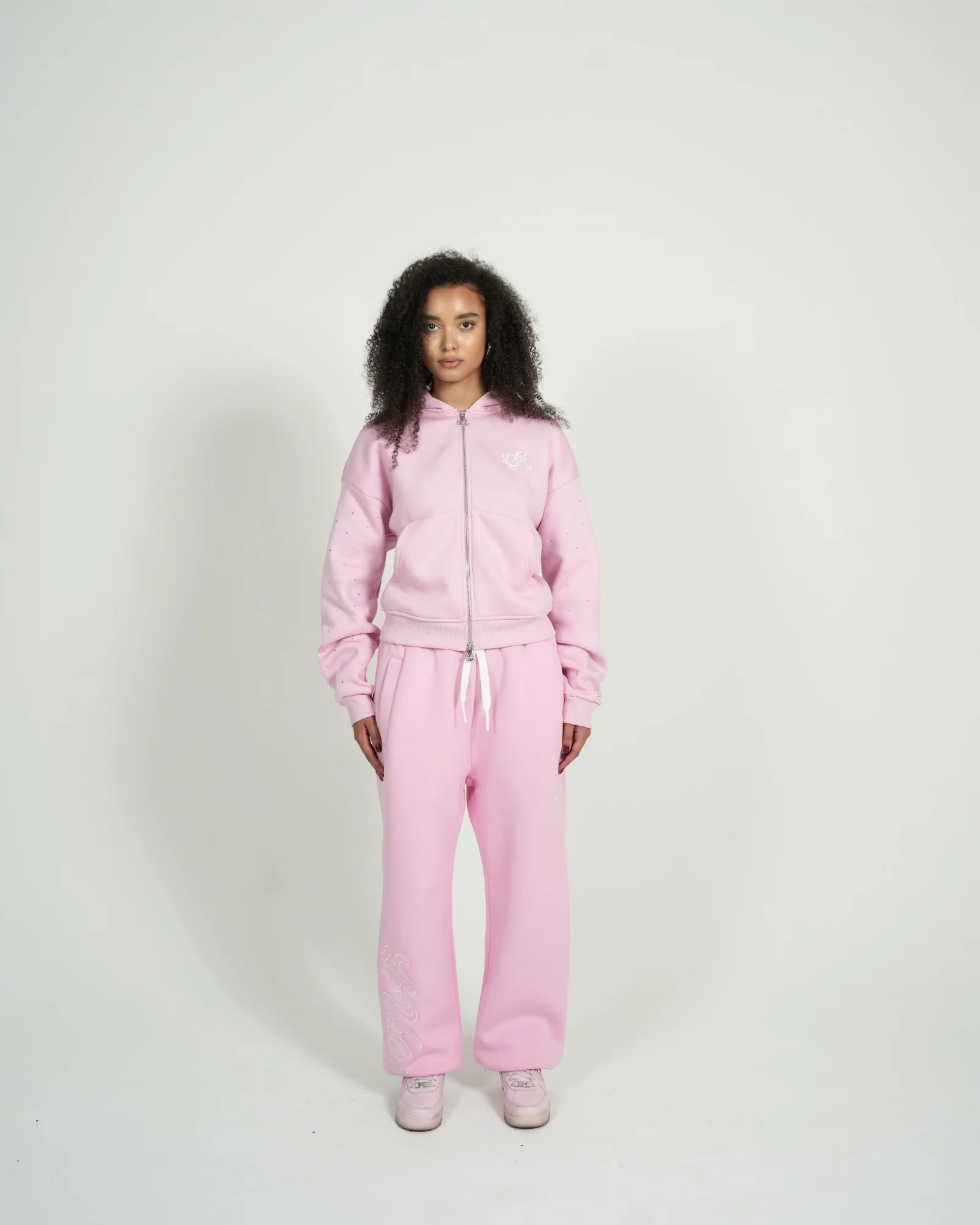 RAWS Zipper Babypink Tracksuit RAWS Zipper Babypink Levoleur Tracksuit