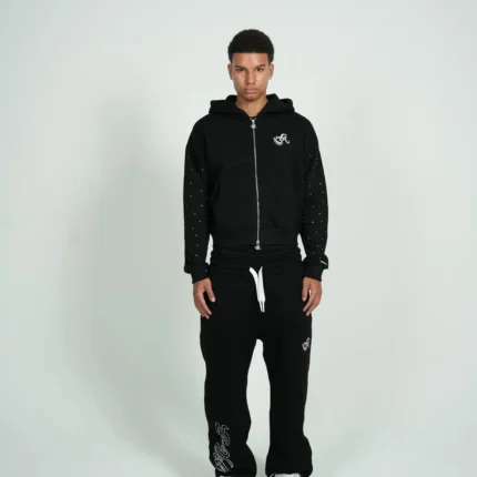 RAWS Zipper Black Tracksuit
