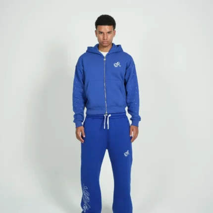 RAWS Zipper Blue Tracksuit